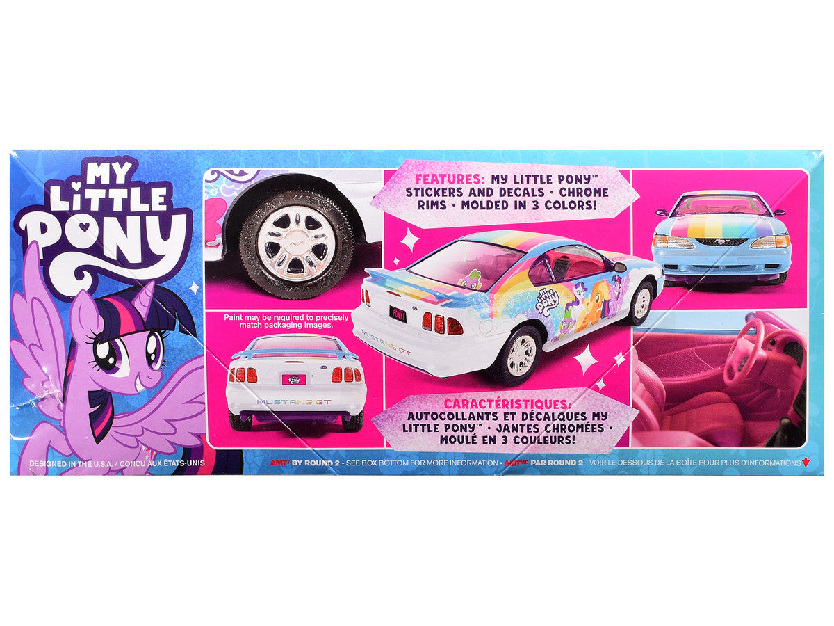Skill 2 Model Kit 1996 Ford Mustang GT "My Little Pony" 1/25 Scale Model by AMT LuxuryLifeWay Online Store