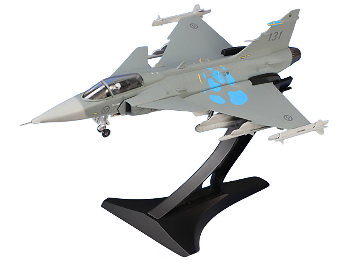 Saab JAS 39A Gripen Fighter Aircraft "131 F 7 Wing Cat’s Paw Livery Satenas Air Base" (2006) Swedish Air Force 1/72 Diecast Model Airplane by Aviation 72 LuxuryLifeWay Online Store