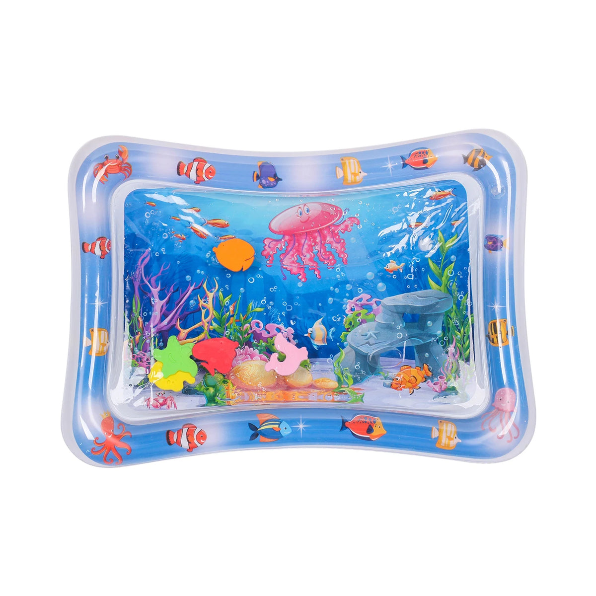 1PC Pet Water Play Mat Interactive Cat Toy Inflatable Sensory Splash Mat for Cats Dogs Indoor Enrichment Exercise Training Toy Pi-Mart