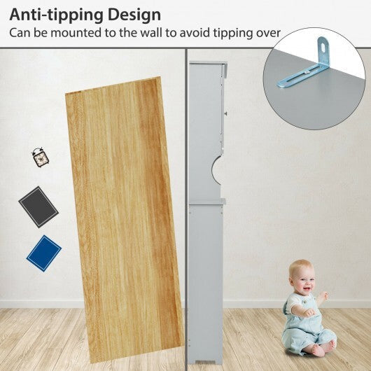 Bathroom Spacesaver Over the Toilet Door Storage Cabinet LuxuryLifeWay Online Store