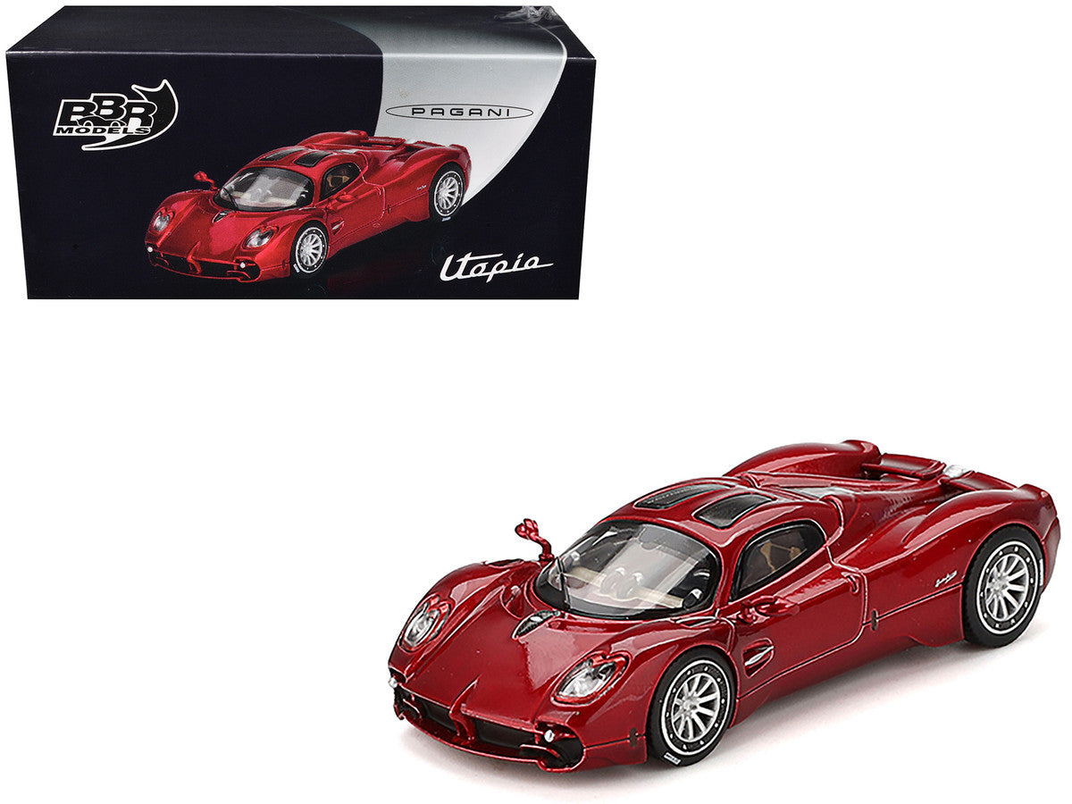 Pagani Utopia Dubai Red 1/64 Diecast Model Car by BBR LuxuryLifeWay Online Store