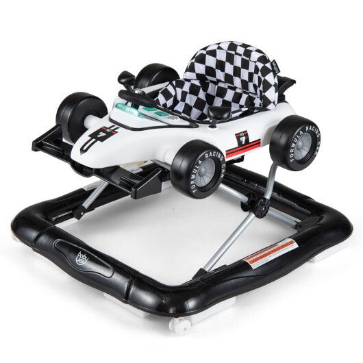 4-in-1 Baby Push Walker Activity Center Height Adjustable with Music Box-White - Color: White LuxuryLifeWay Online Store