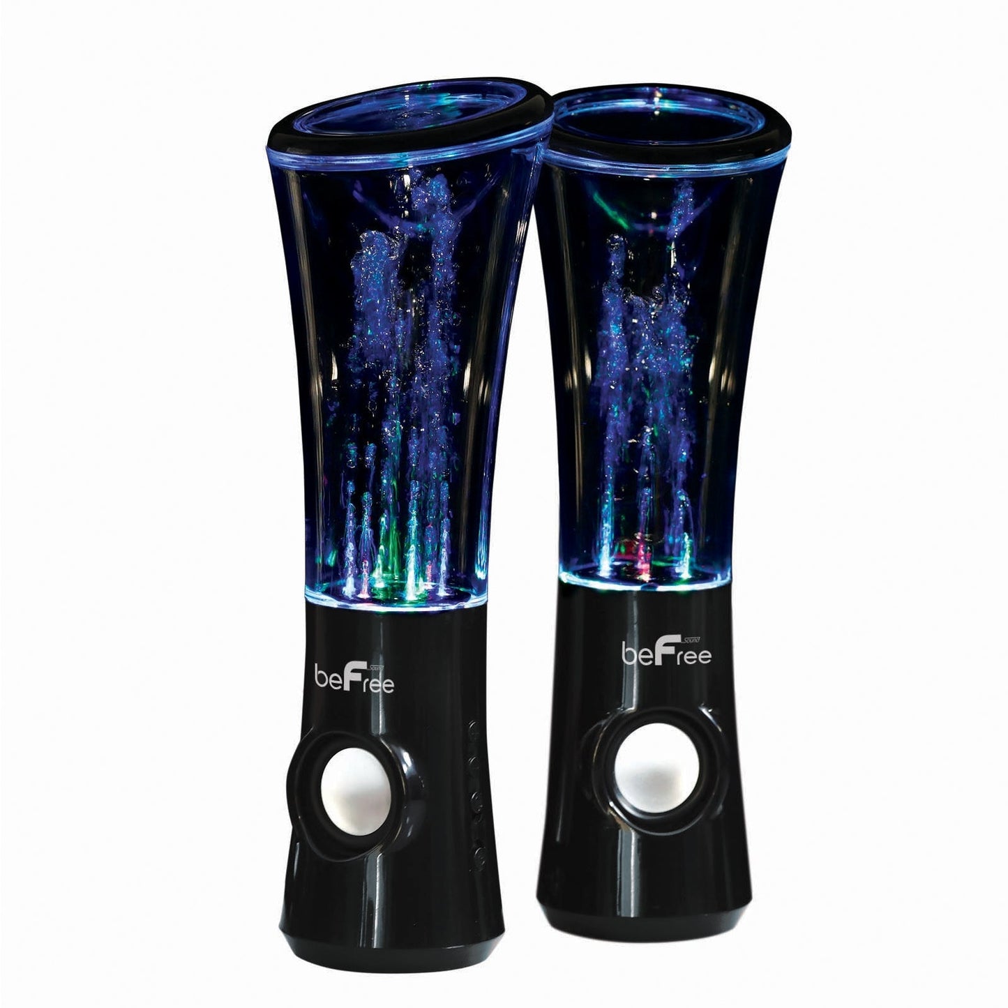 beFree Sound Multimedia Sound Reactive Color Changing LED and Dancing Water Bluetooth Computer Speakers LuxuryLifeWay Online Store