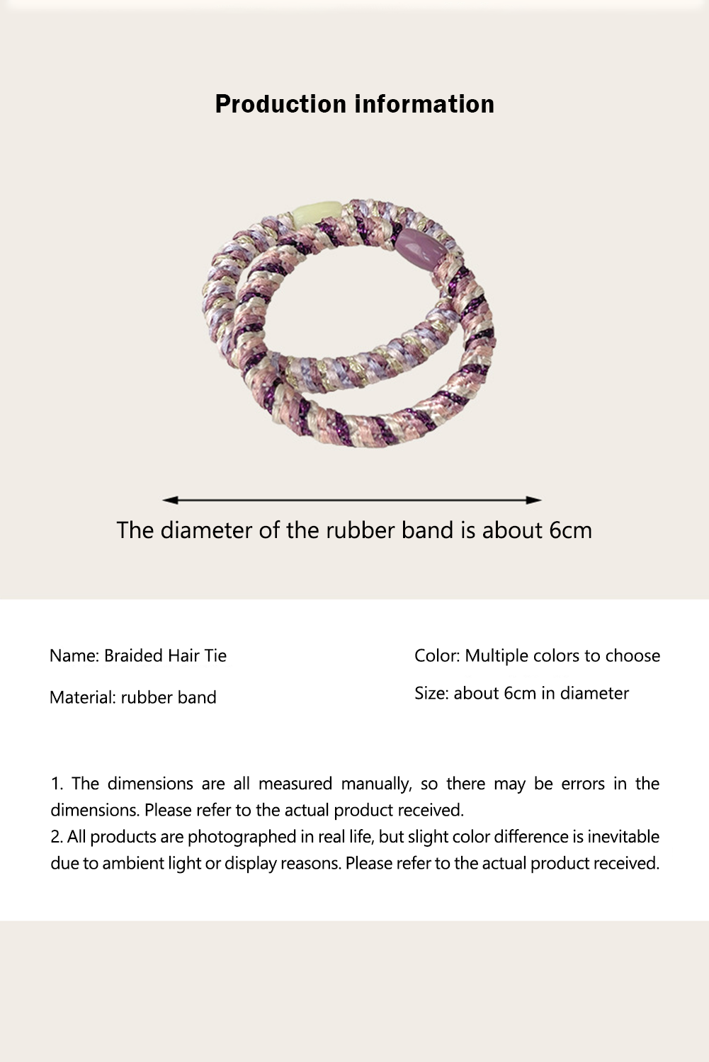 15 pcs Elastic Braided Hair Tie LuxuryLifeWay Online Store