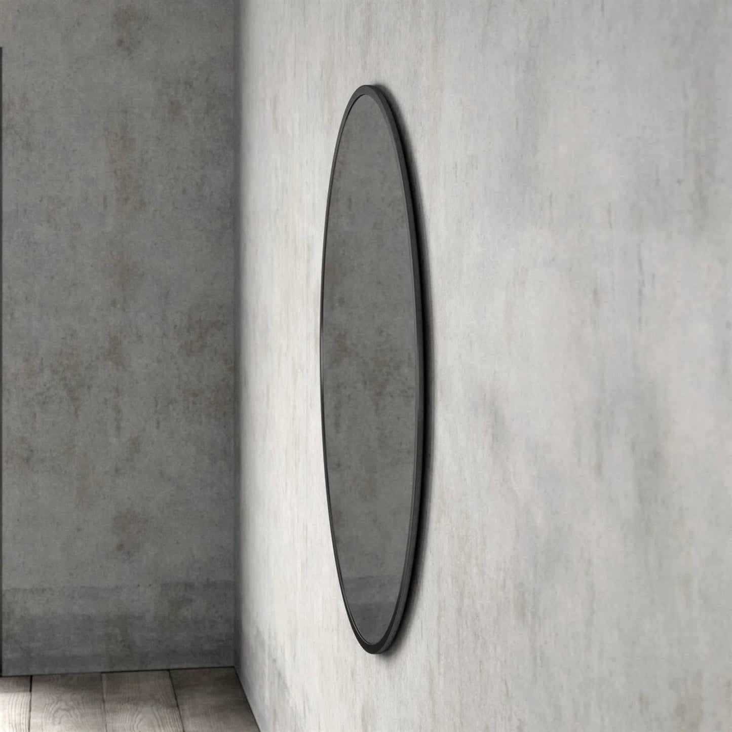 Round 36-inch Wall Mirror in Black - Living Room Bedroom Accent Bathroom Mirror LuxuryLifeWay Online Store