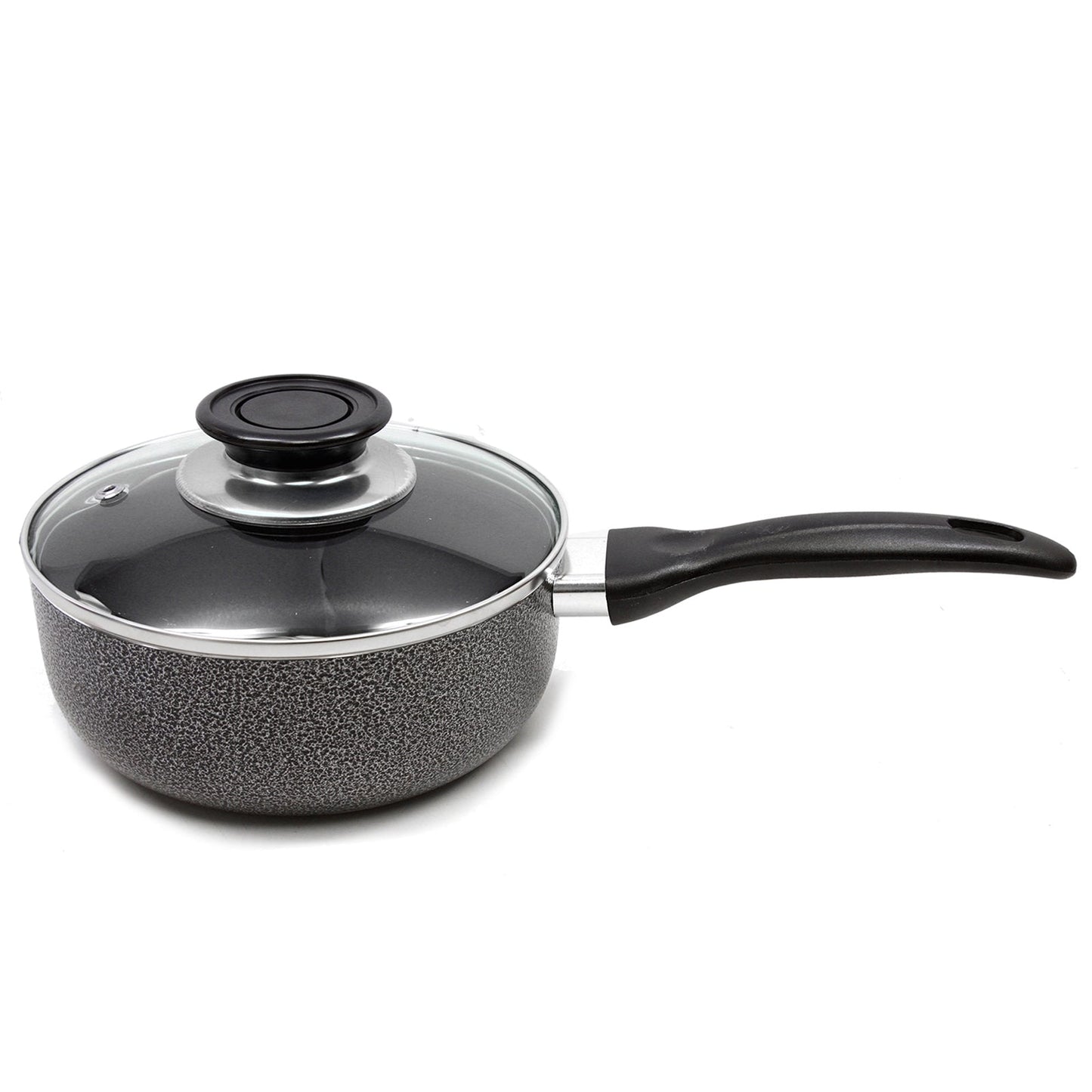 Brentwood Saucepan Aluminum Non-Stick 2 Qt-Gray LuxuryLifeWay Online Store
