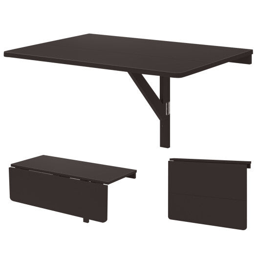 31.5 x 23.5 Inch Wall Mounted Folding Table for Small Spaces-White LuxuryLifeWay Online Store