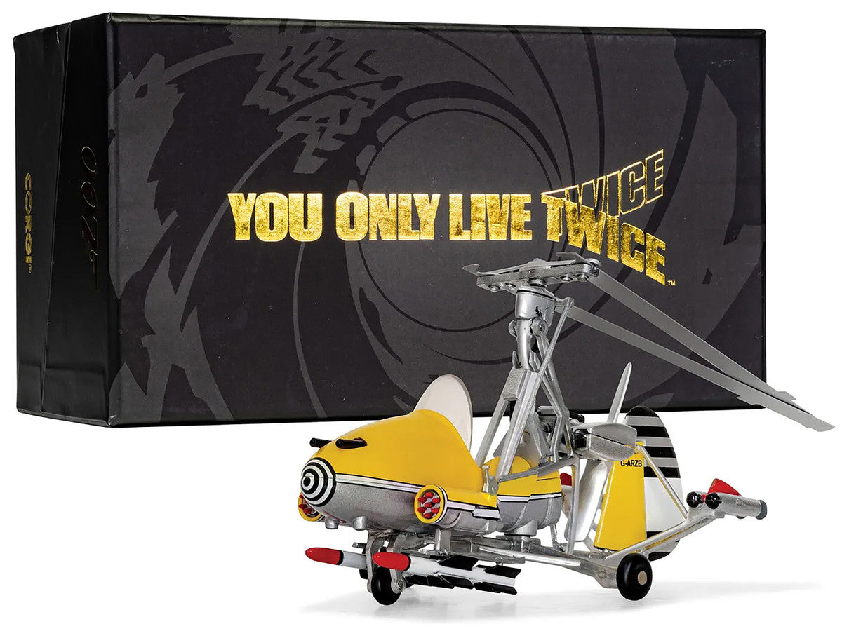 Little Nellie Gyrocopter Yellow James Bond 007 "You Only Live Twice" (1967) Movie Diecast Model by Corgi LuxuryLifeWay Online Store
