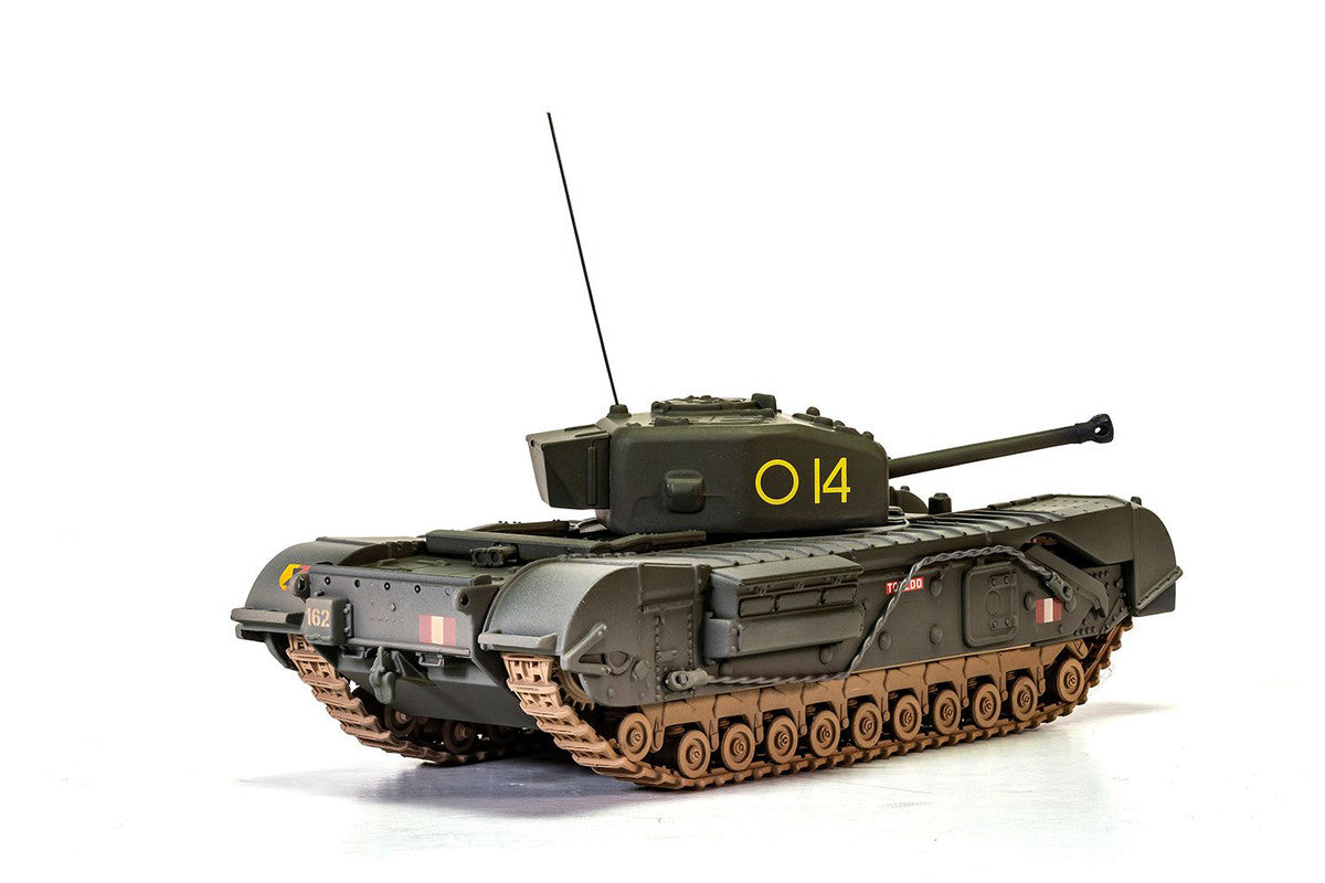 Churchill Mk.IV Tank "'To Catch a Tiger' 'Toledo' C Squadron 14 Troop 21st Army Tank Brigade Tunisia" (1943) British Royal Army "Military Legends" Series 1/50 Diecast Model by Corgi LuxuryLifeWay Online Store