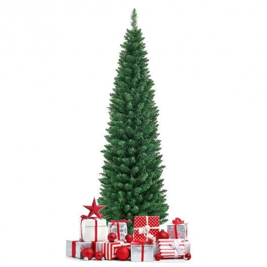 PVC Artificial Slim Pencil Christmas Tree-9 Feet LuxuryLifeWay Online Store