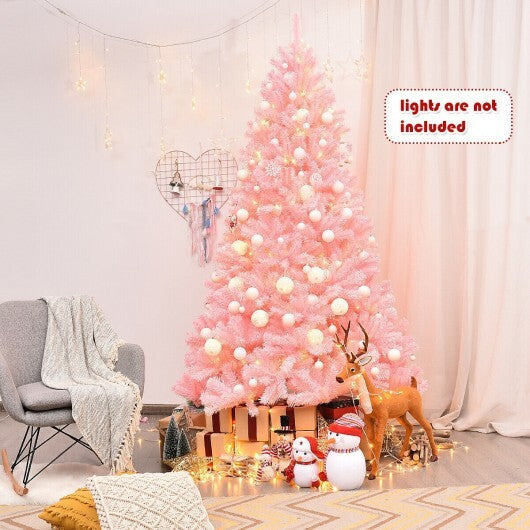 7.5 Feet Hinged Artificial Christmas Tree Full Fir Tree LuxuryLifeWay Online Store