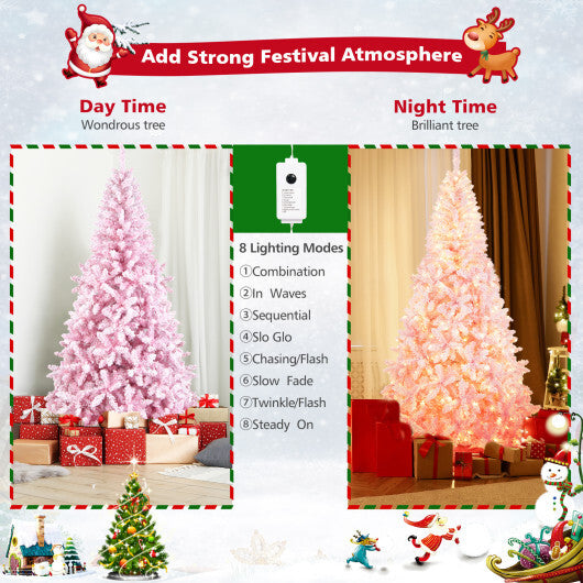 7.5 Feet Flocked Christmas Tree LuxuryLifeWay Online Store