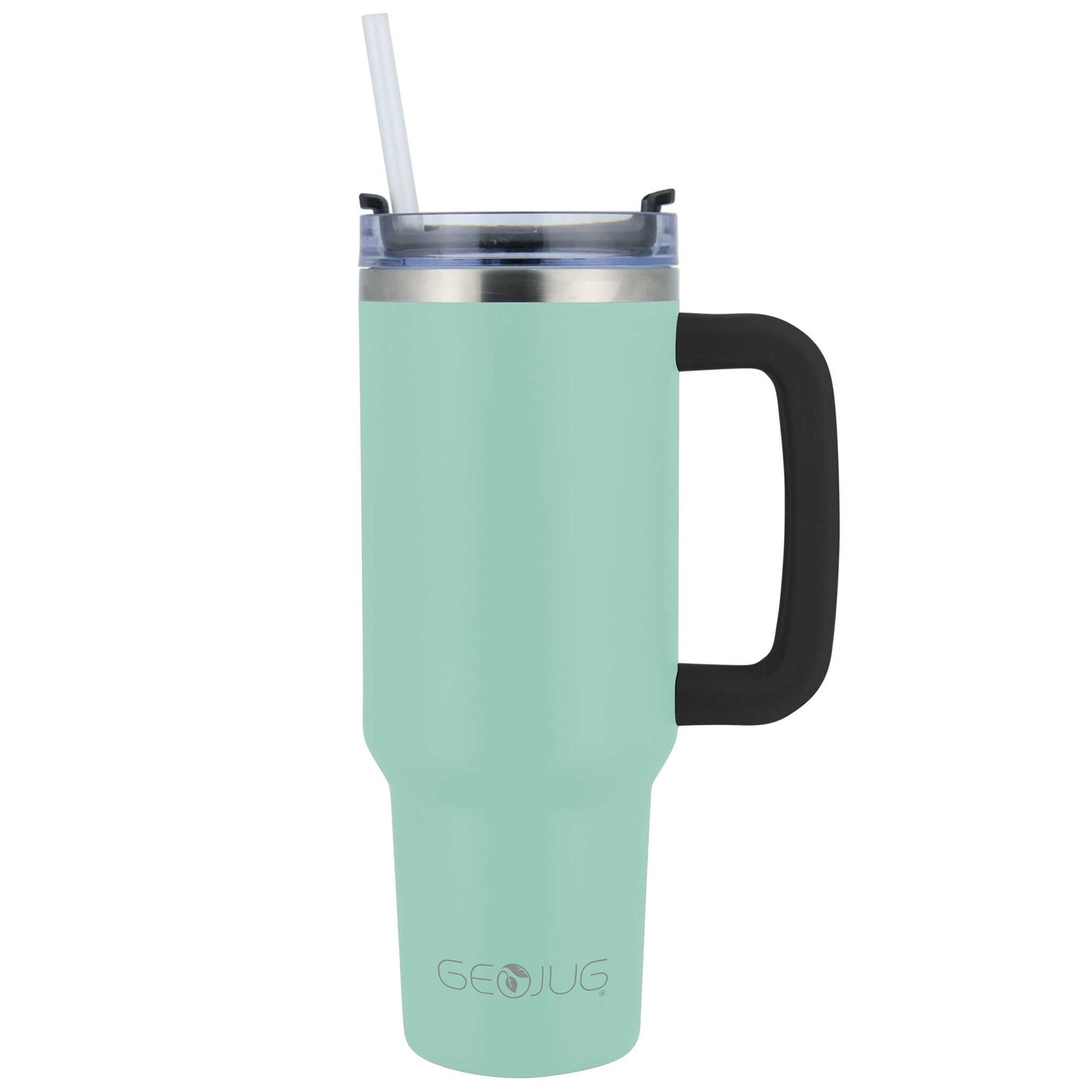 Brentwood GEOJUG 40oz Insulated Stainless Steel Tumbler Cup in Blue with Handle LuxuryLifeWay Online Store