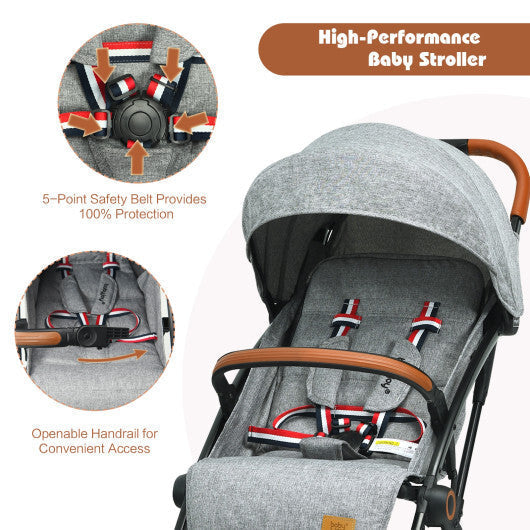 Ultra-Comfort Baby Stroller with Adjustable Recline Breathable Seat & Smooth Suspension LuxuryLifeWay Online Store