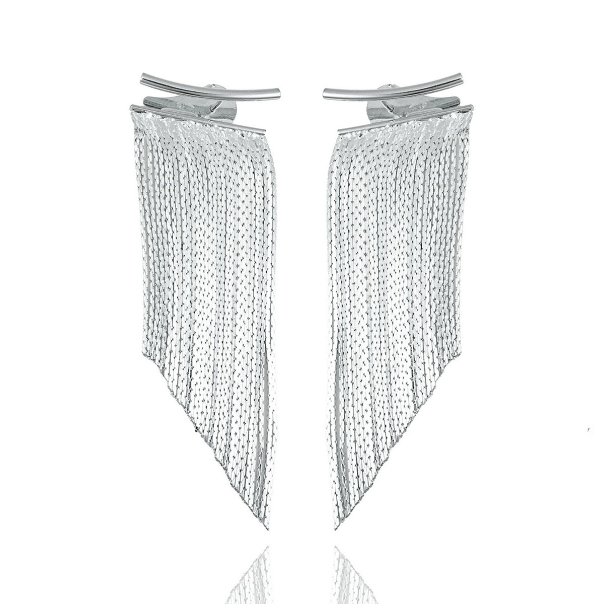 Long Tassel Fringe Chandelier Earrings Stud Earrings (K278) LuxuryLifeWay Online Store