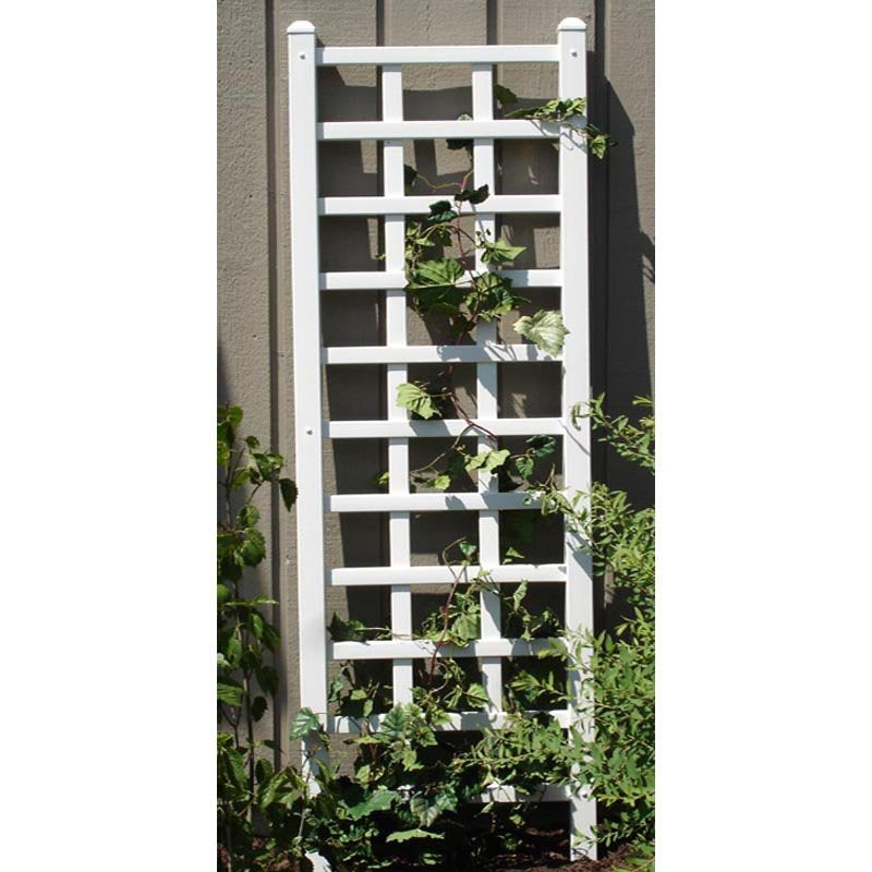 6.25 Ft Wall Trellis in White Vinyl - Made in USA LuxuryLifeWay Online Store
