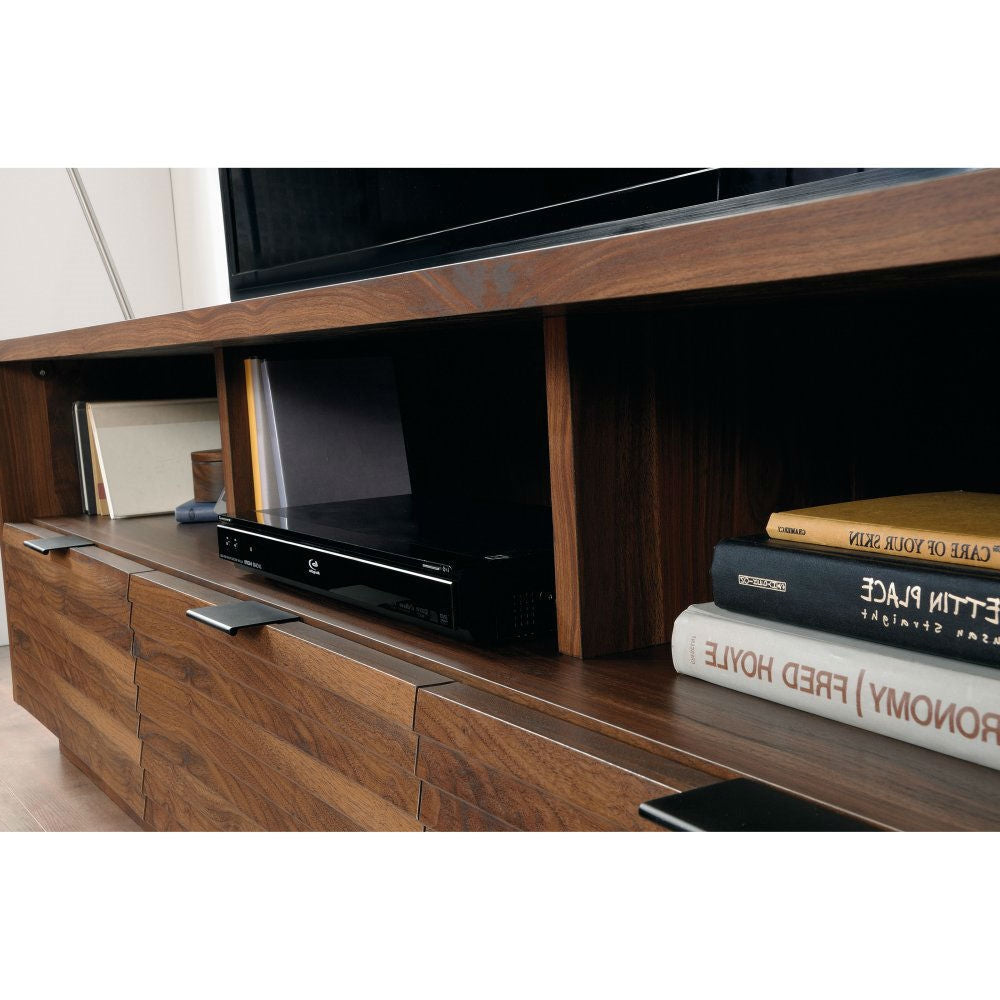 Modern Walnut Finish TV Stand Entertainment Center - Fits up to 70-inch TV LuxuryLifeWay Online Store