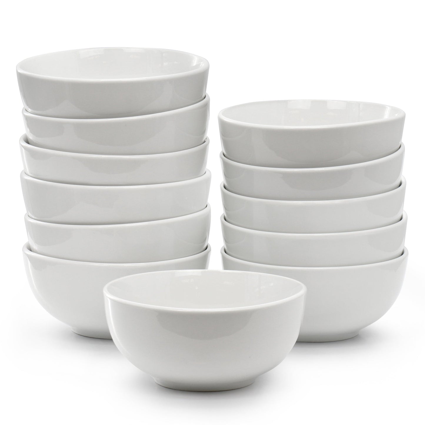 Elama Professional Kitchen 12 Piece Porcelain Bowl Set in White LuxuryLifeWay Online Store