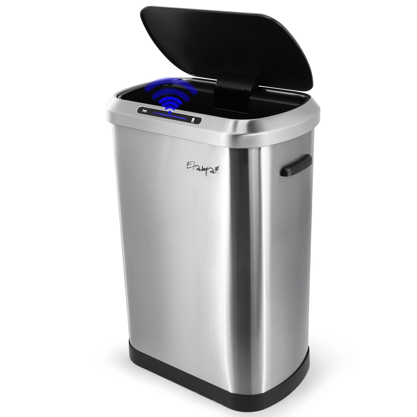 Elama 13 Gallon Automatic Sensor Hands Free Trash Can in Silver LuxuryLifeWay Online Store