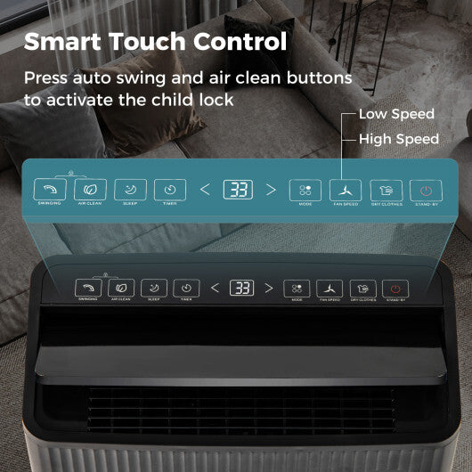 4500 Sq. Ft 57 Pint Quiet Dehumidifier for Basement with 4 Modes-Black LuxuryLifeWay Online Store