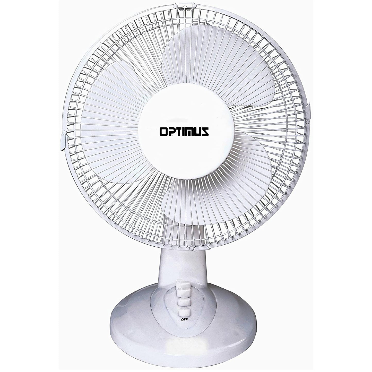 Optimus 12" Oscillating Table Fan in White LuxuryLifeWay Online Store