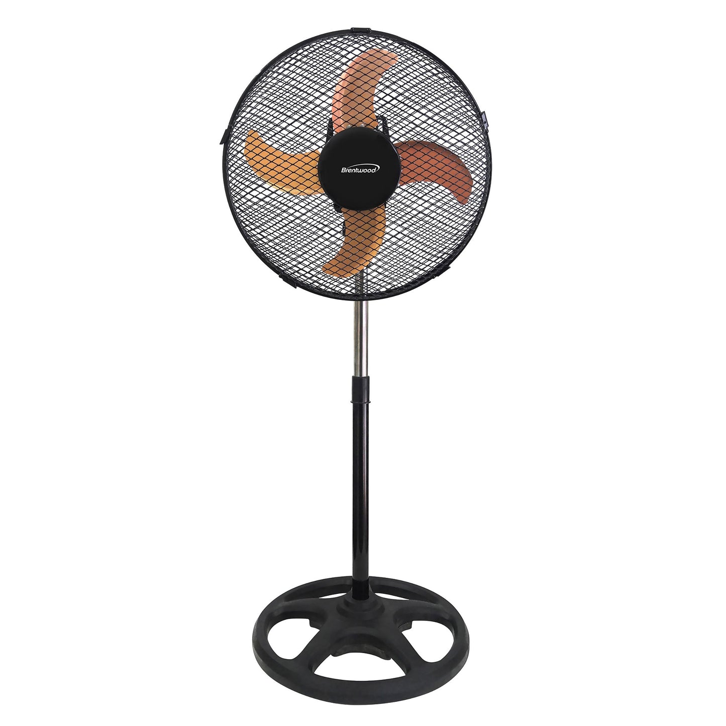Brentwood 3 Speed 12in Oscillating Stand Fan in Black LuxuryLifeWay Online Store