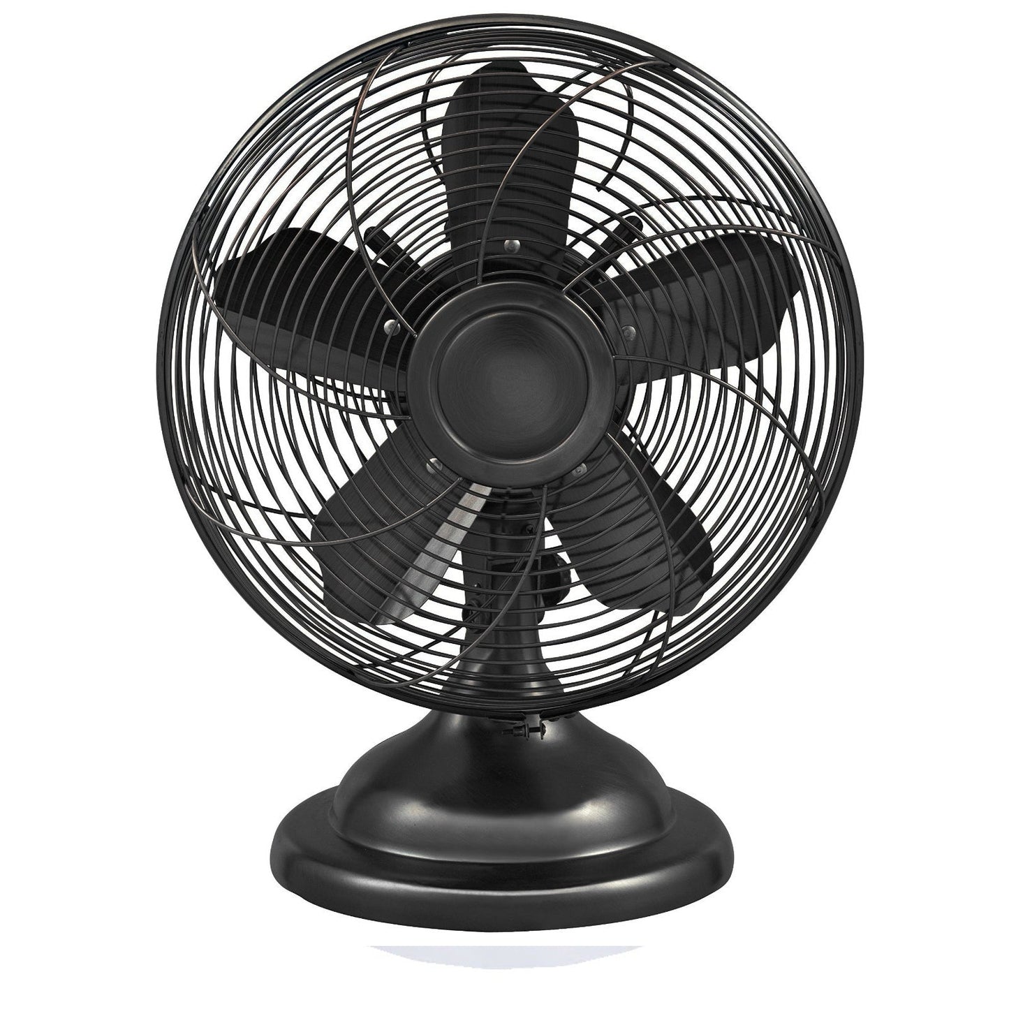 Optimus 12 Inch Retro Oscillating Table Fan with Oil Rubbed Bronze Finish LuxuryLifeWay Online Store