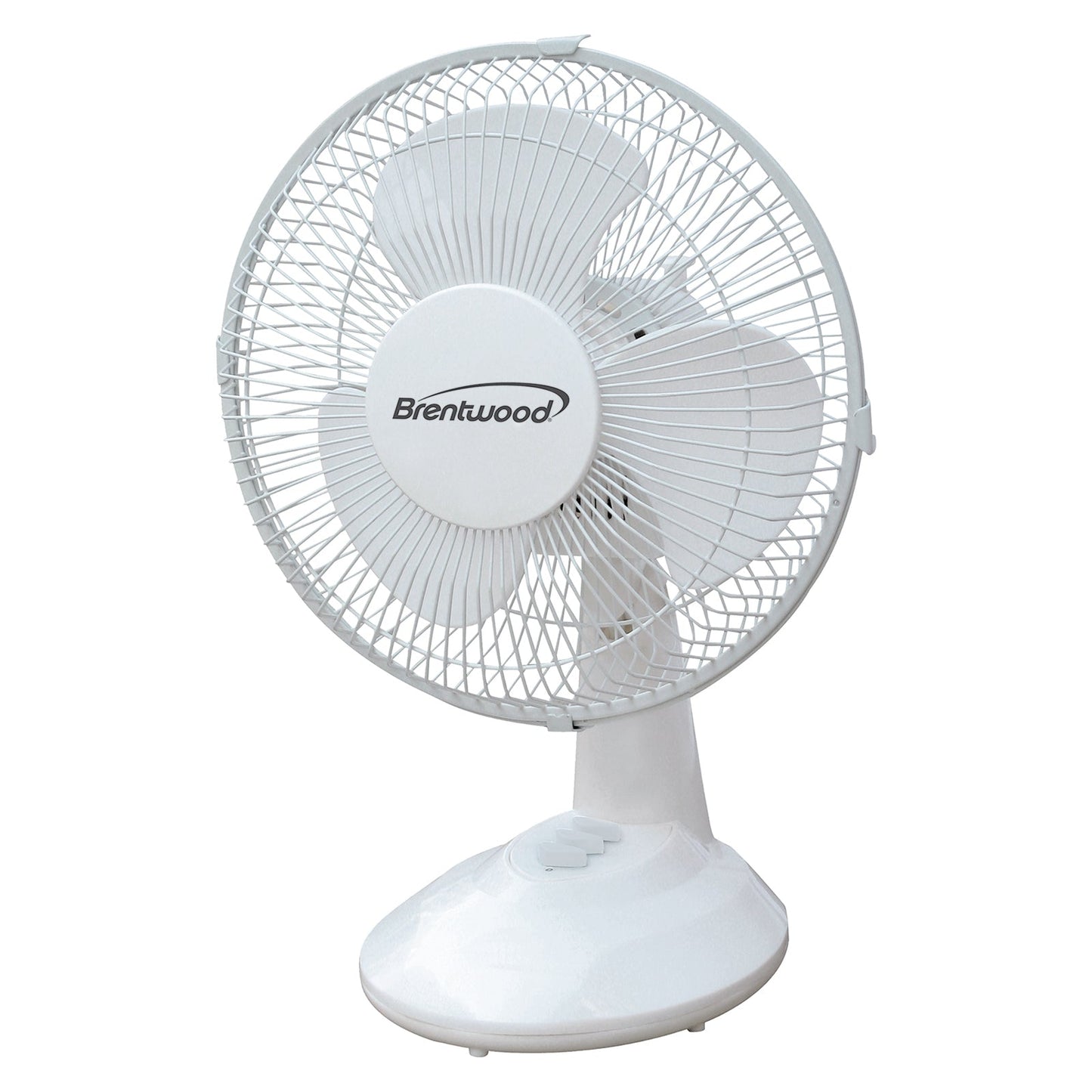 Kool Zone 9" Oscillating Desk Fan- White LuxuryLifeWay Online Store