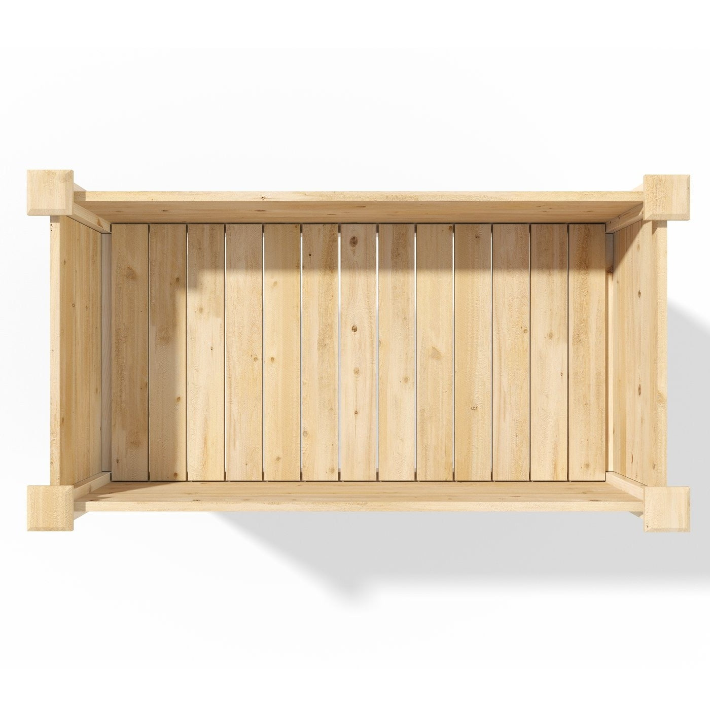 Farmhouse 24-in x 48-in x 31-in Cedar Elevated Victory Garden Bed - Made in USA LuxuryLifeWay Online Store