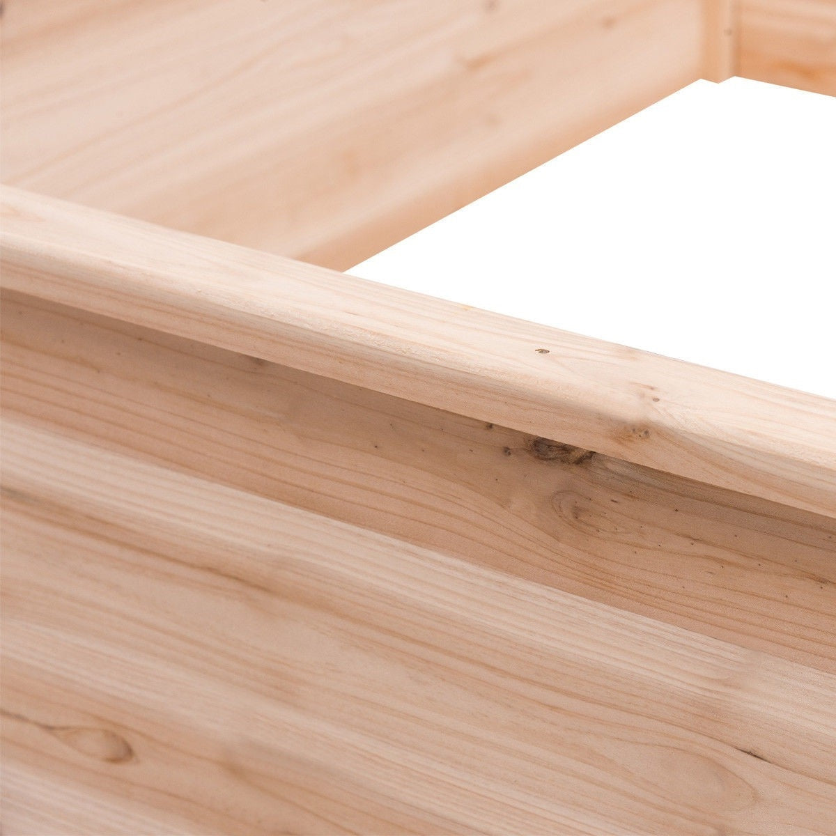 Solid Fir Wood 3.3 ft x 3.3 ft Raised Garden Bed Planter Box LuxuryLifeWay Online Store