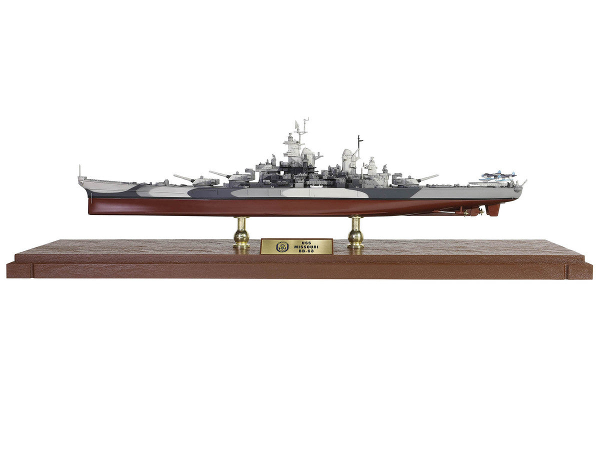 USS Missouri (BB-63) Iowa-class Battleship "Battle of Okinawa" (1945) United States Navy (Full Hull Edition) "Battleship" Series 1/700 Diecast Model by Forces of Valor LuxuryLifeWay Online Store