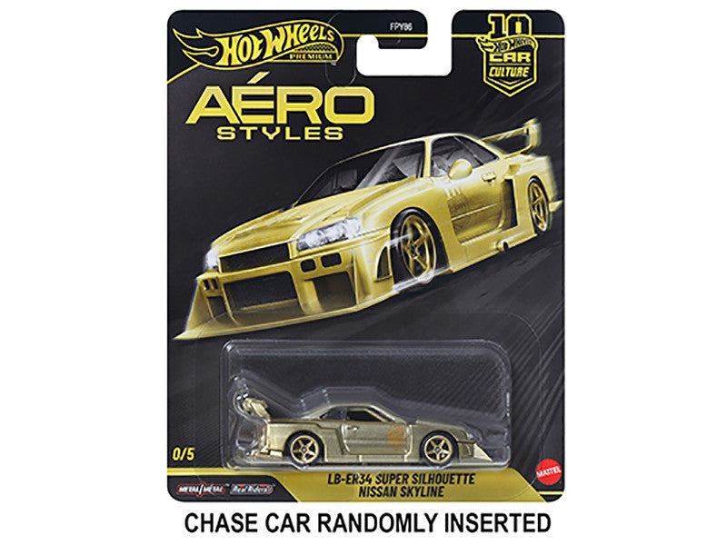 "Aero Styles" 5 piece Set "Car Culture 10th Anniversary" 2026 Series U Diecast Model Cars by Hot Wheels LuxuryLifeWay Online Store