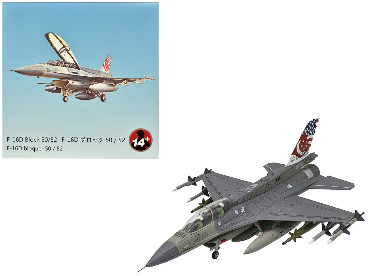 General Dynamics F-16D Fighting Falcon Fighter Aircraft "425th Fighter Squadron Best of Both Worlds Peace Carvin II 25th Anniversary Livery 56th Fighter Wing Luke AFB" (2018) United States Air Force 1/72 Diecast Model Airplane LuxuryLifeWay Online Store