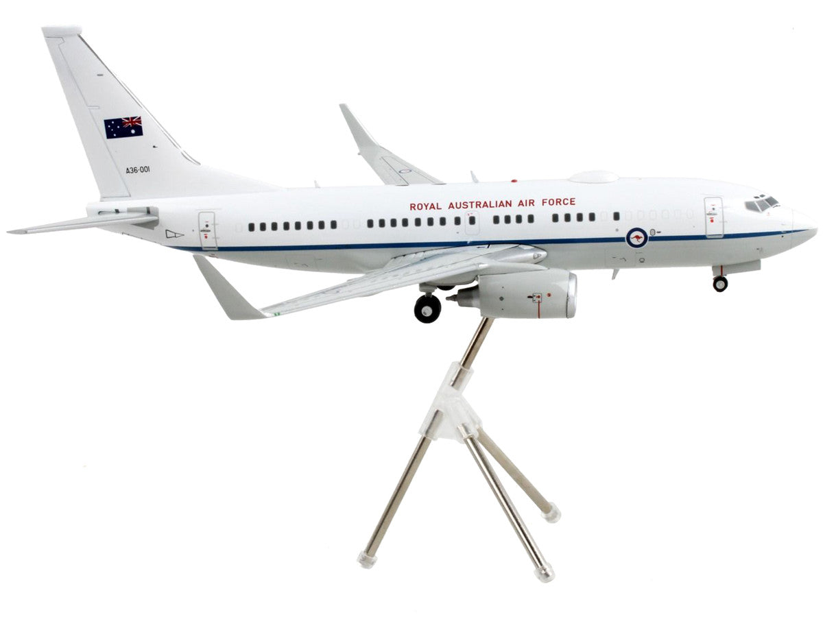 Boeing 737-700 Transport Aircraft "Royal Australian Air Force - A36-001" White and Gray "Gemini 200" Series 1/200 Diecast Model Airplane by GeminiJets LuxuryLifeWay Online Store