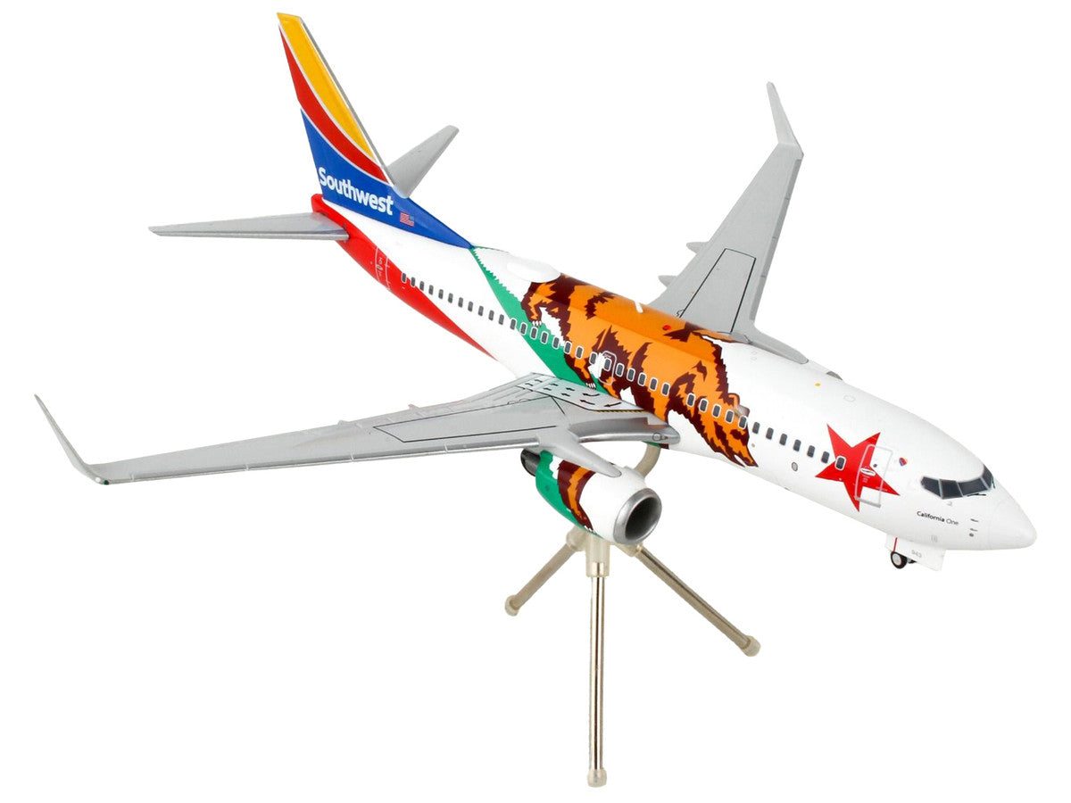Boeing 737-700 Commercial Aircraft "Southwest Airlines - California One" California Flag Livery "Gemini 200" Series 1/200 Diecast Model Airplane by GeminiJets LuxuryLifeWay Online Store