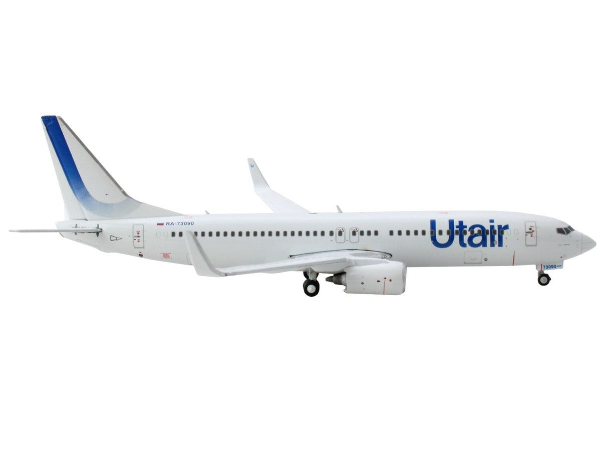 Boeing 737-800 Commercial Aircraft "Utair" White with Blue Tail Stripes 1/400 Diecast Model Airplane by GeminiJets LuxuryLifeWay Online Store