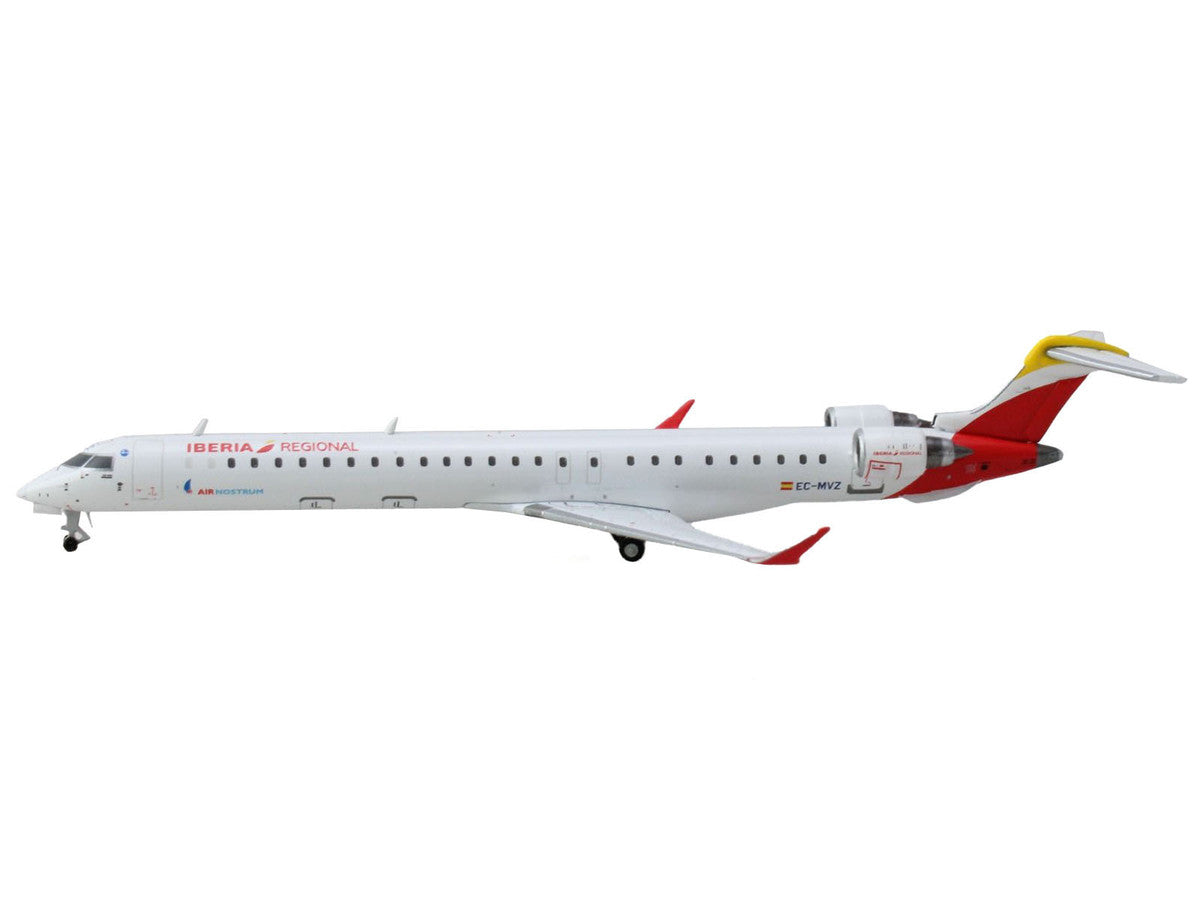 Bombardier CRJ1000 Commercial Aircraft "Iberia Regional" (EC-MVZ) White with Red Tail 1/400 Diecast Model Airplane by GeminiJets LuxuryLifeWay Online Store