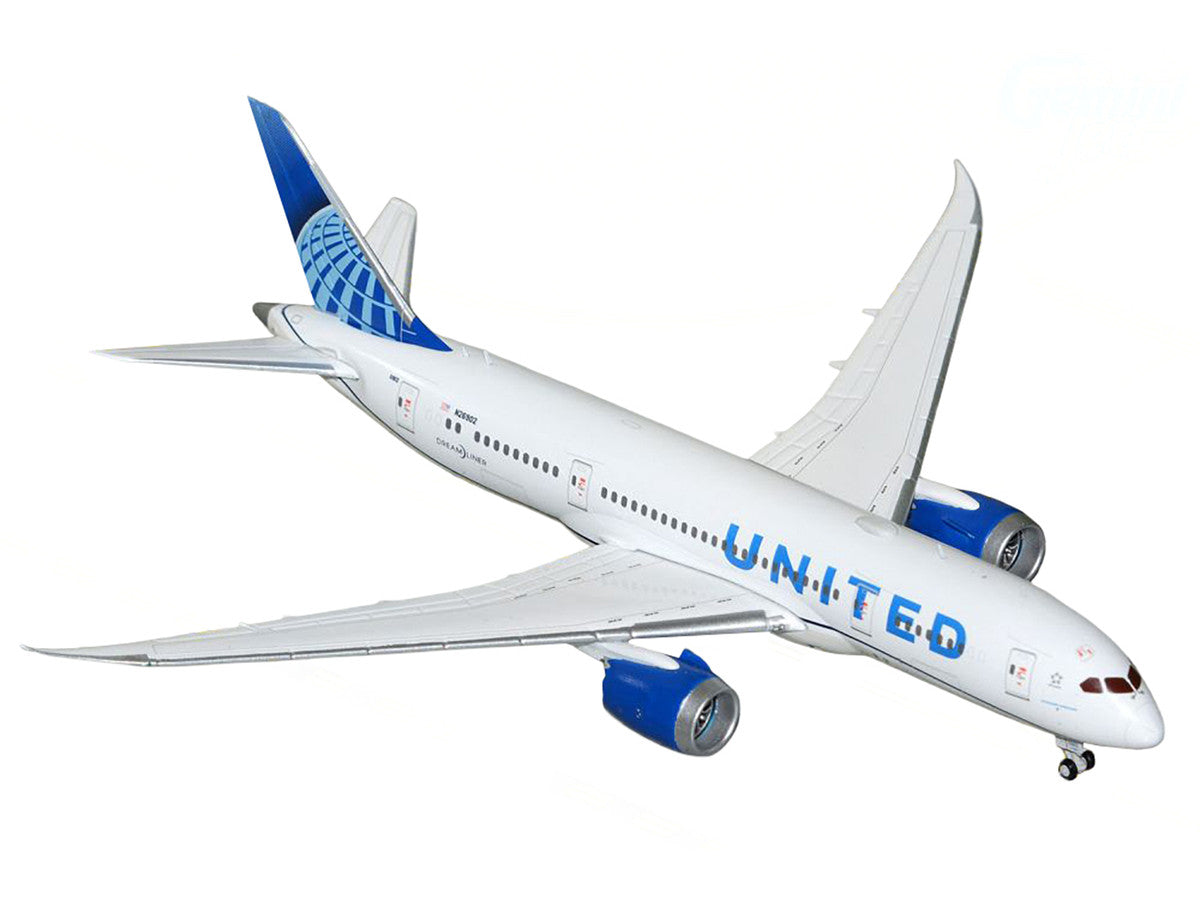 Boeing 787-8 Commercial Aircraft "United Airlines" (N26902) White with Blue Tail 1/400 Diecast Model Airplane by GeminiJets LuxuryLifeWay Online Store