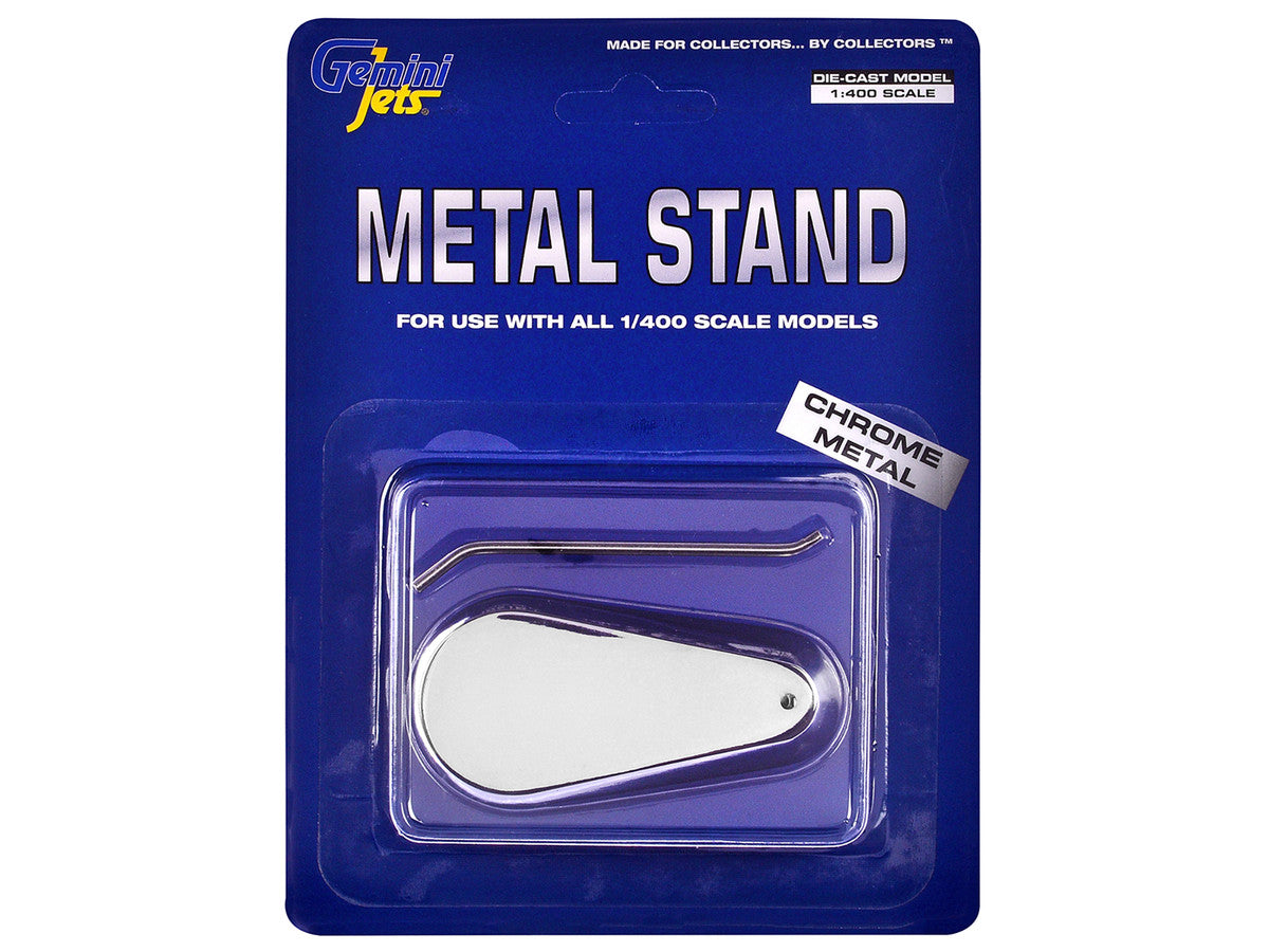 Chrome Metal Display Stand for 1/400 Scale Models by GeminiJets LuxuryLifeWay Online Store