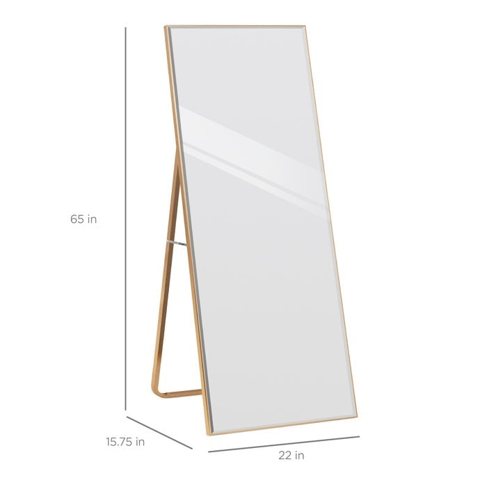 Gold Large Full Length Leaning Wall or Hanging Mirror LuxuryLifeWay Online Store