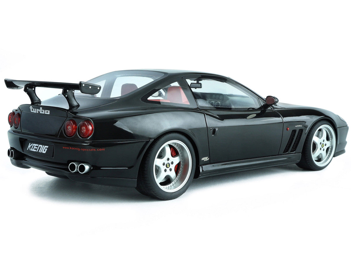 1997 Ferrari 550 "Koenig Special" Black with Red Interior 1/18 Model Car by GT Spirit LuxuryLifeWay Online Store