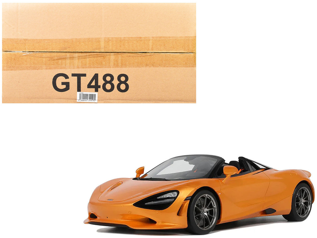 2024 McLaren 750S Spider Orange Metallic 1/18 Model Car by GT Spirit LuxuryLifeWay Online Store