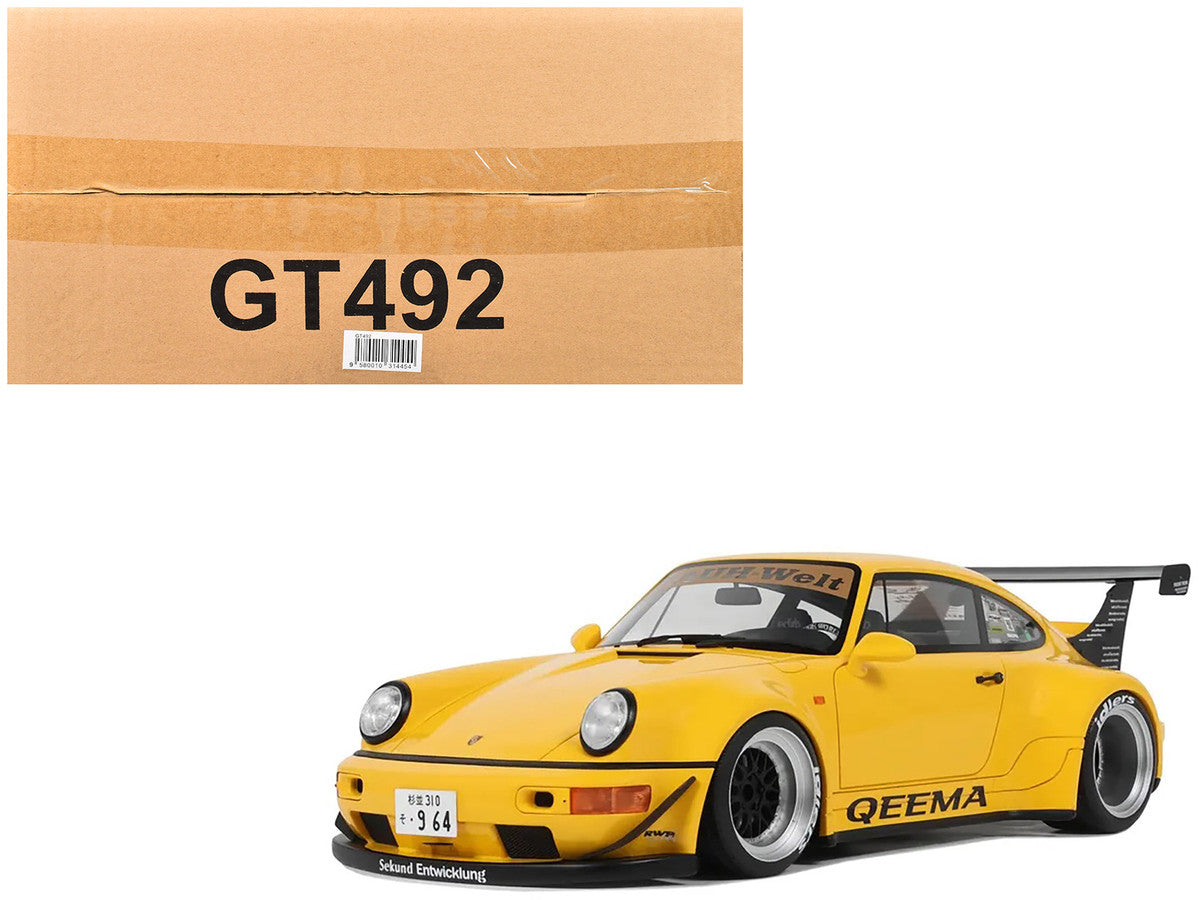 2024 Porsche 911 (964) RWB "Qeema" Yellow 1/18 Model Car by GT Spirit LuxuryLifeWay Online Store