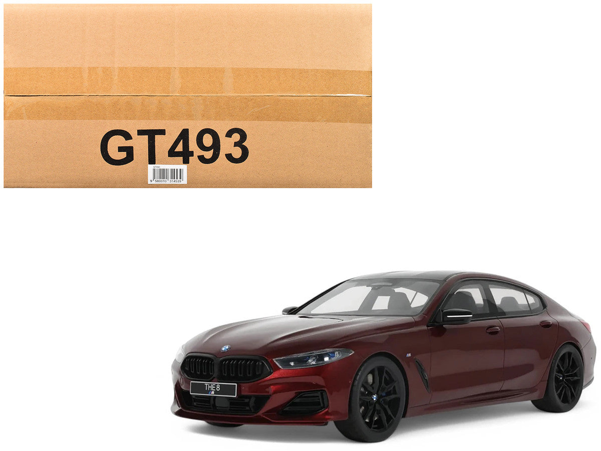 2023 BMW M850I xDrive M Performance Aventurine Red with Carbon Top 1/18 Model Car by GT Spirit LuxuryLifeWay Online Store