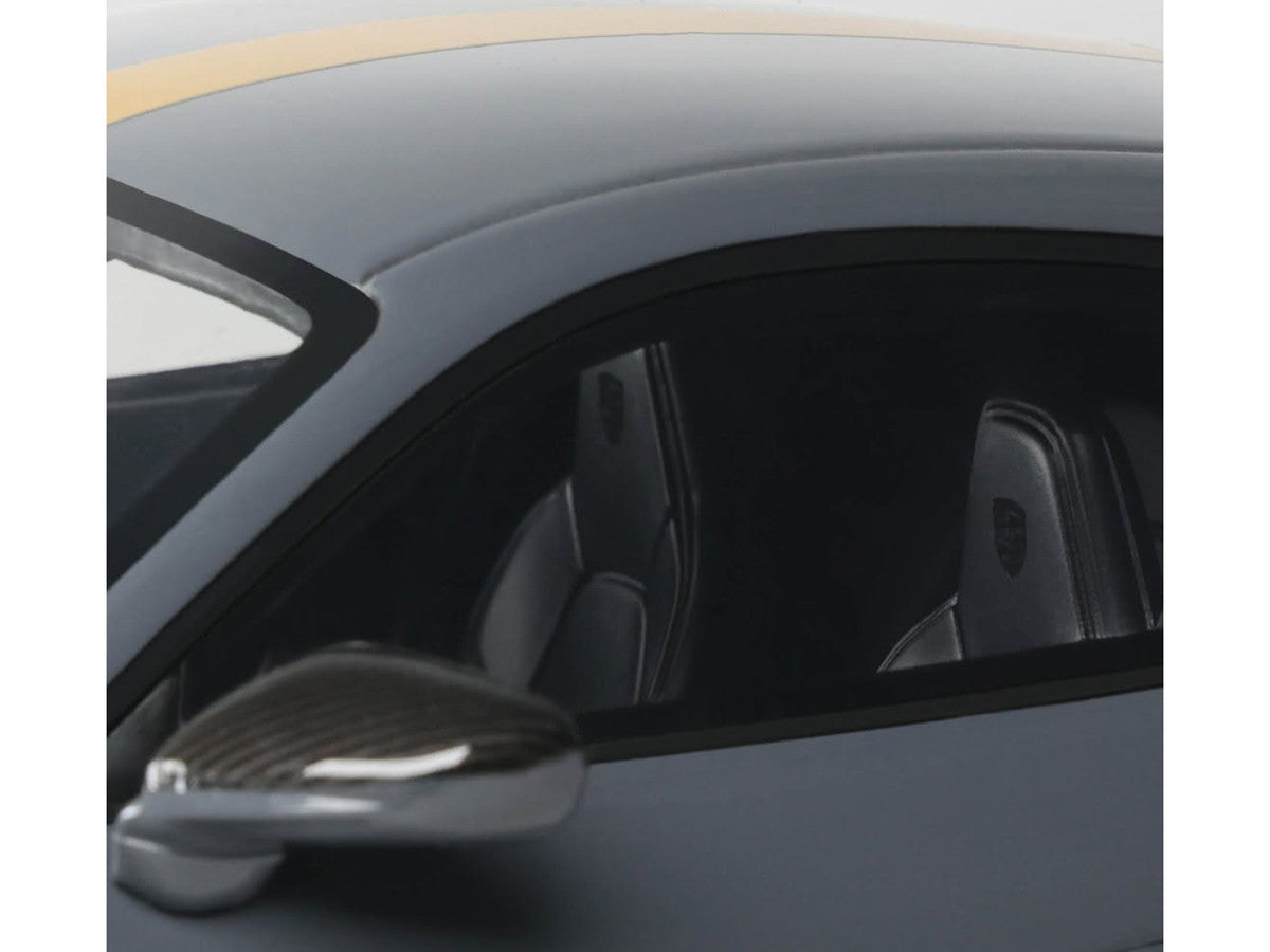 2025 Porsche 911 (992.2) GT3 Touring Gray with Gold Stripe 1/18 Model Car by GT Spirit LuxuryLifeWay Online Store