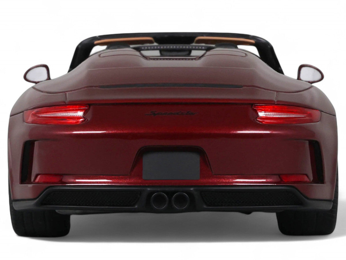 2019 Porsche 911 (991.2) Speedster #57 "Heritage Edition" Cherry Red Metallic 1/18 Model Car by GT Spirit LuxuryLifeWay Online Store