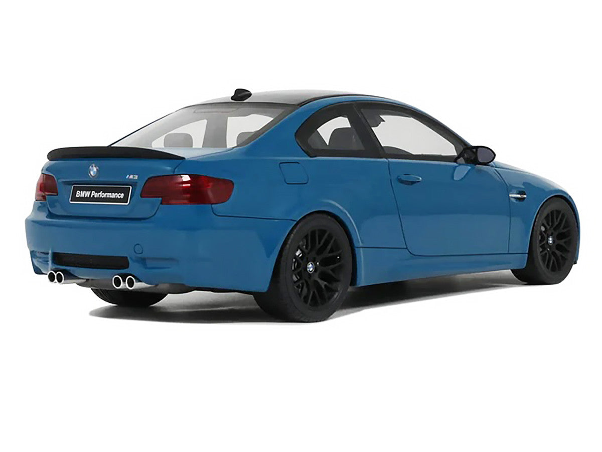 2007 BMW M3 E92 Blue Metallic with Black Top 1/18 Model Car by GT Spirit LuxuryLifeWay Online Store