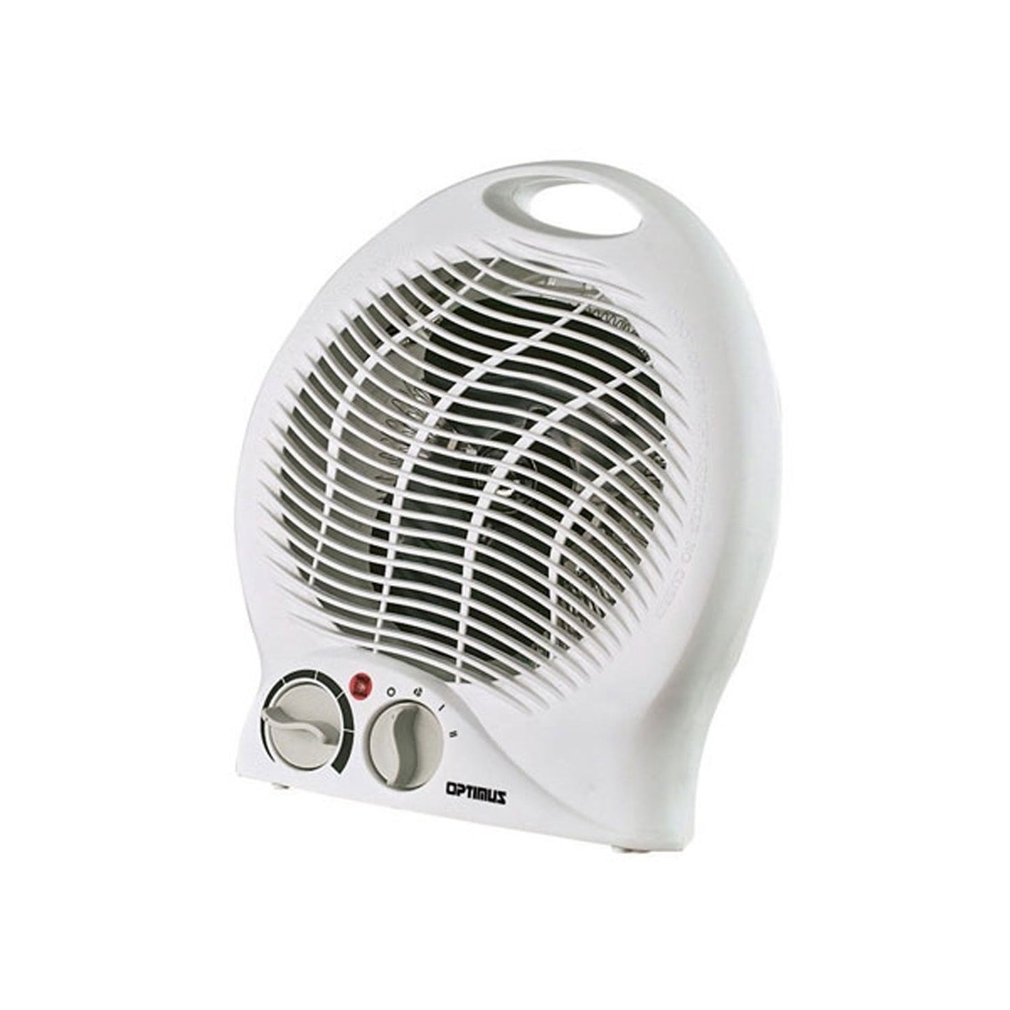 Optimus Portable Fan Heater with Thermostat in White LuxuryLifeWay Online Store