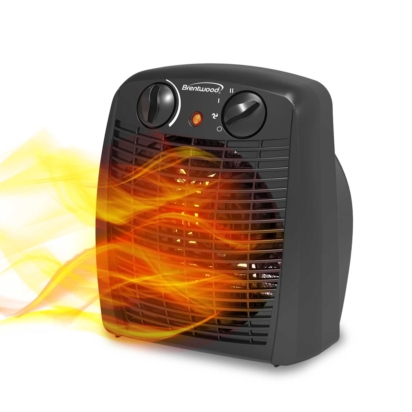 Brentwood 1500-Watt Portable Electric Space Heater and Fan in Black LuxuryLifeWay Online Store