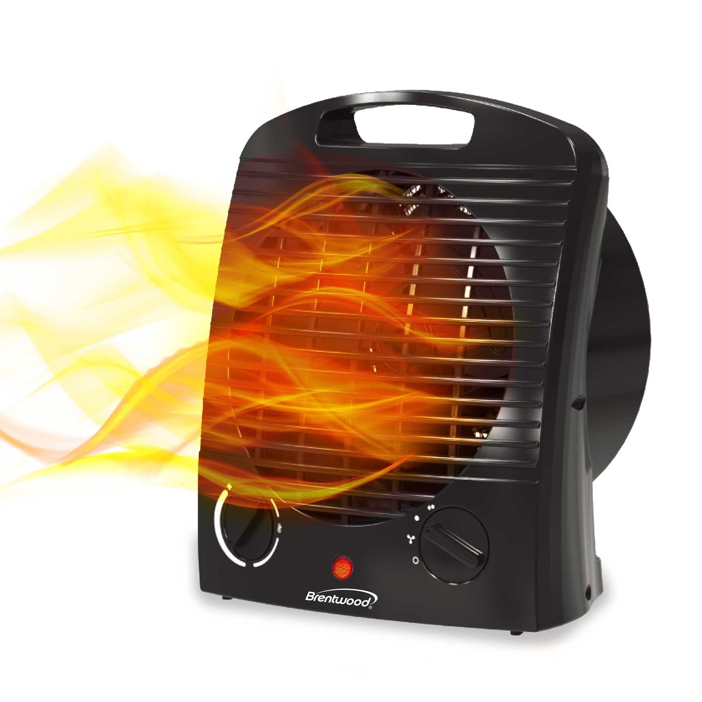 Brentwood 1500-Watt Portable Electric Space Heater and Fan in Black LuxuryLifeWay Online Store